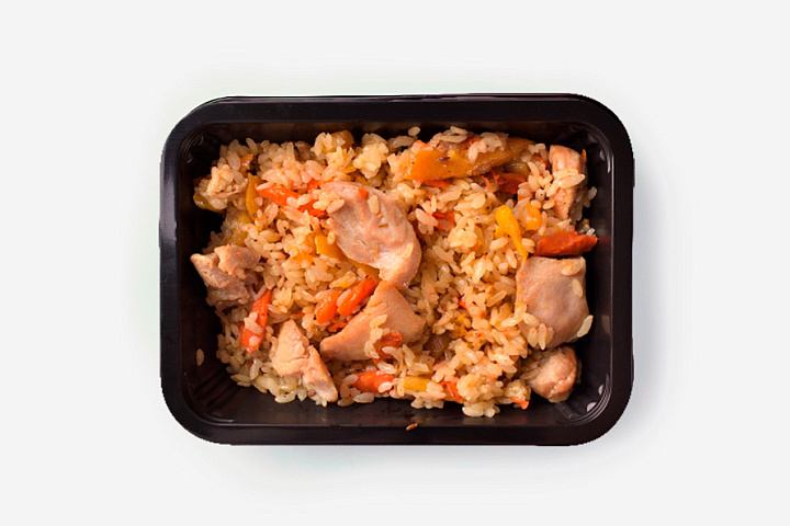 Плов с курицей (коробка 20шт)