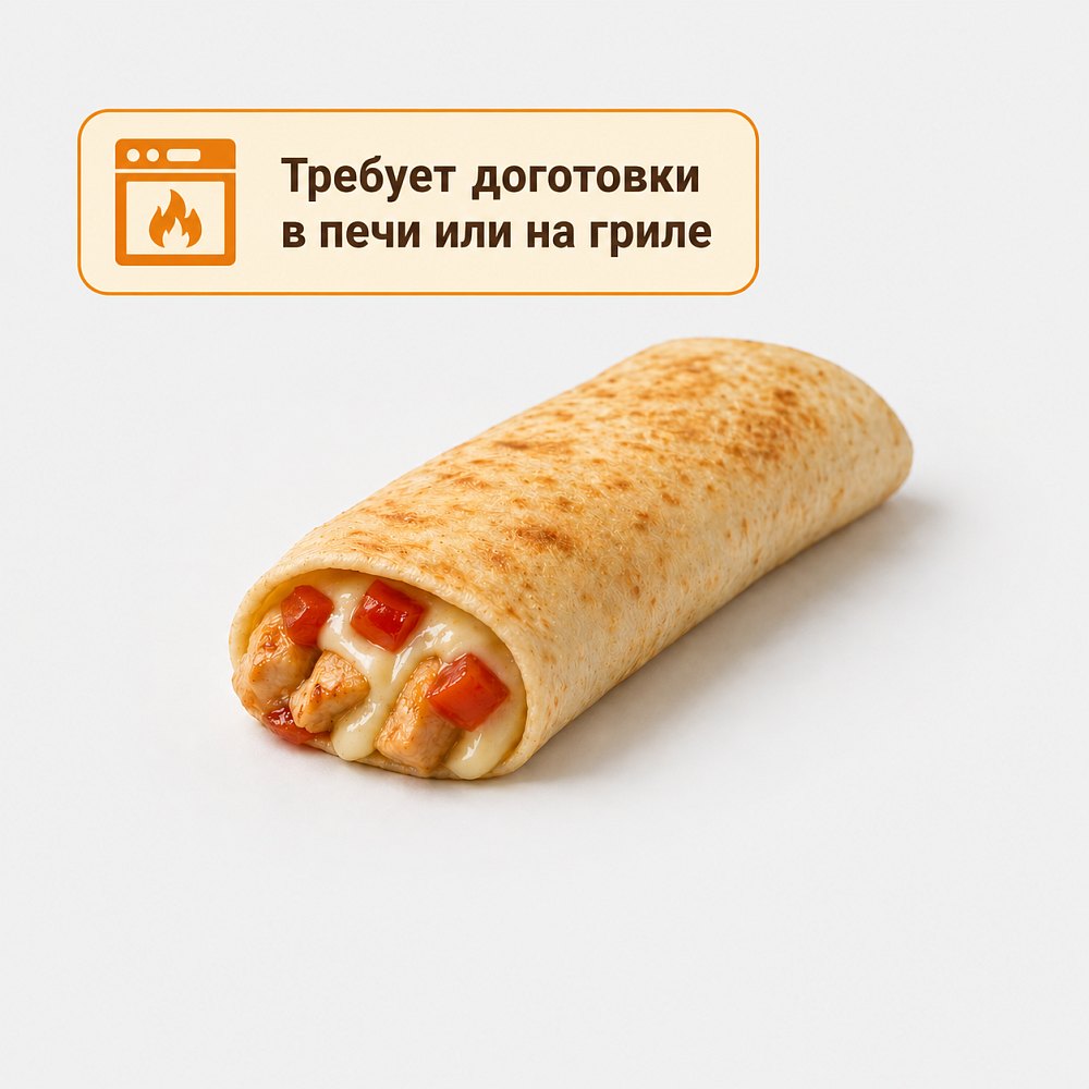Ролл-тортилья с курицей и соусом ранч (коробка 18шт.)
