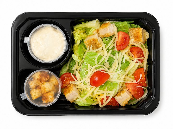 Салат Цезарь с курицей